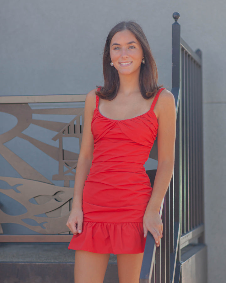 Riello Skort Romper-Candy Apple