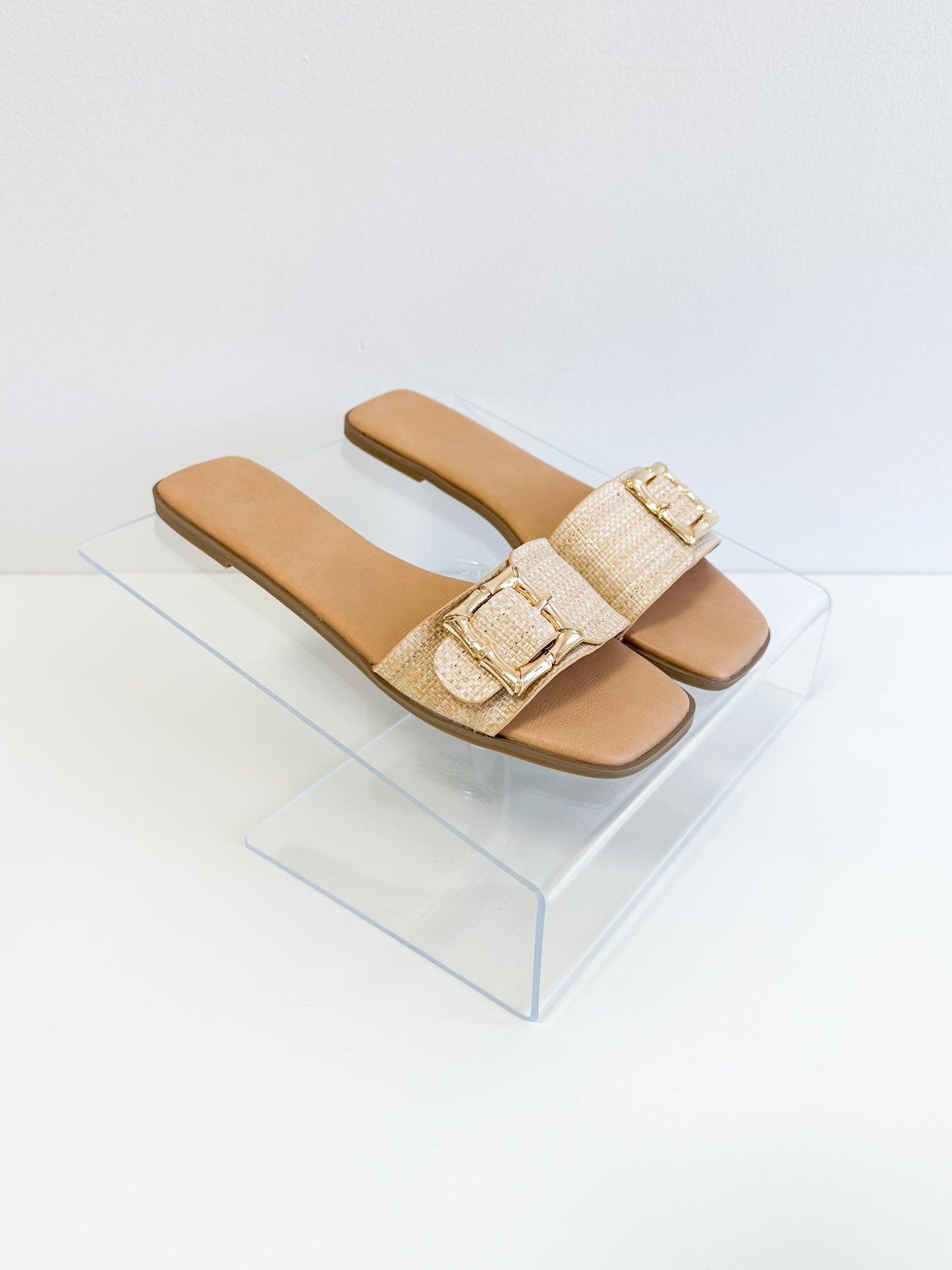 Xabi Raffia Sandal-Natural