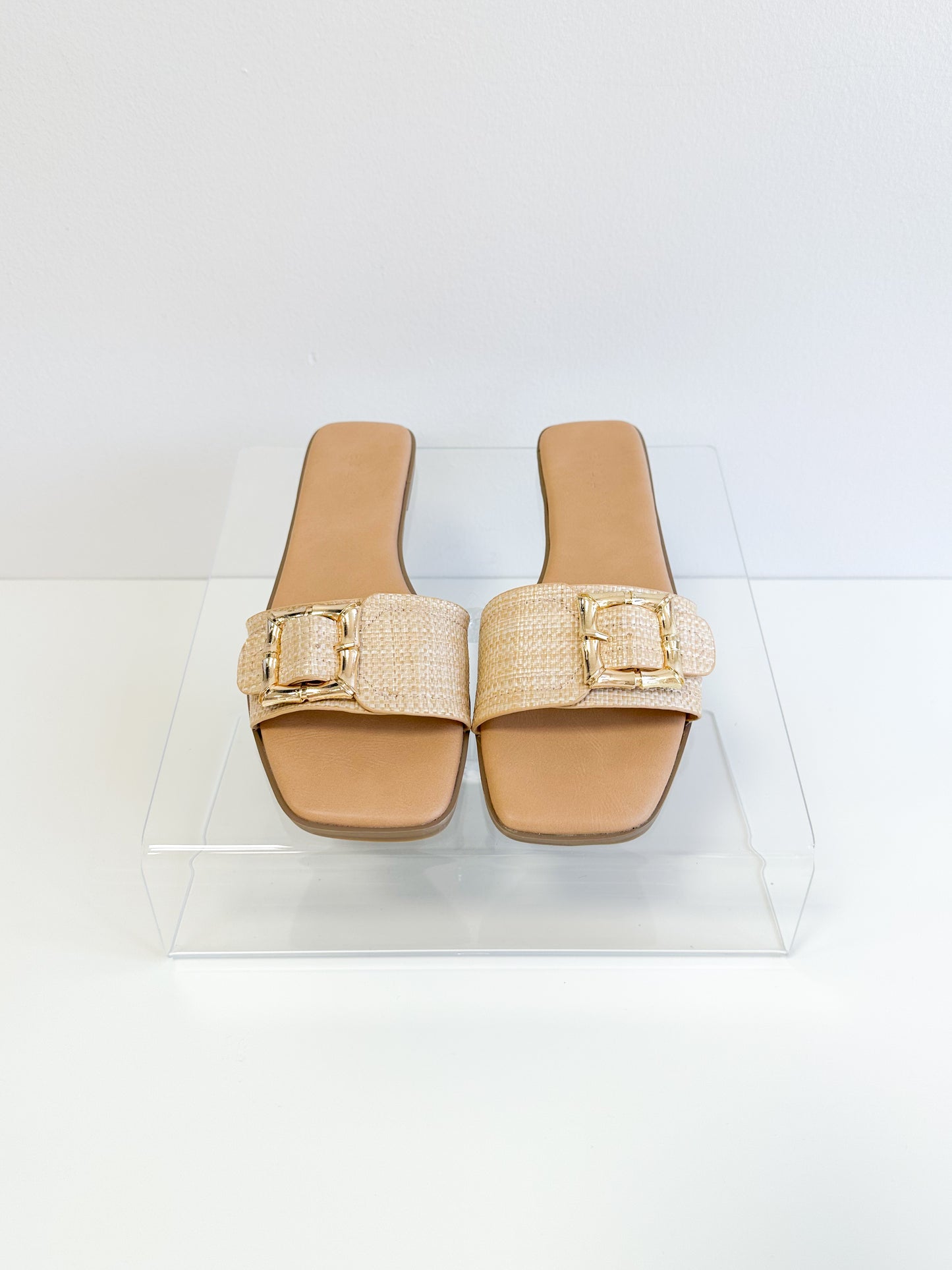 Xabi Raffia Sandal-Natural