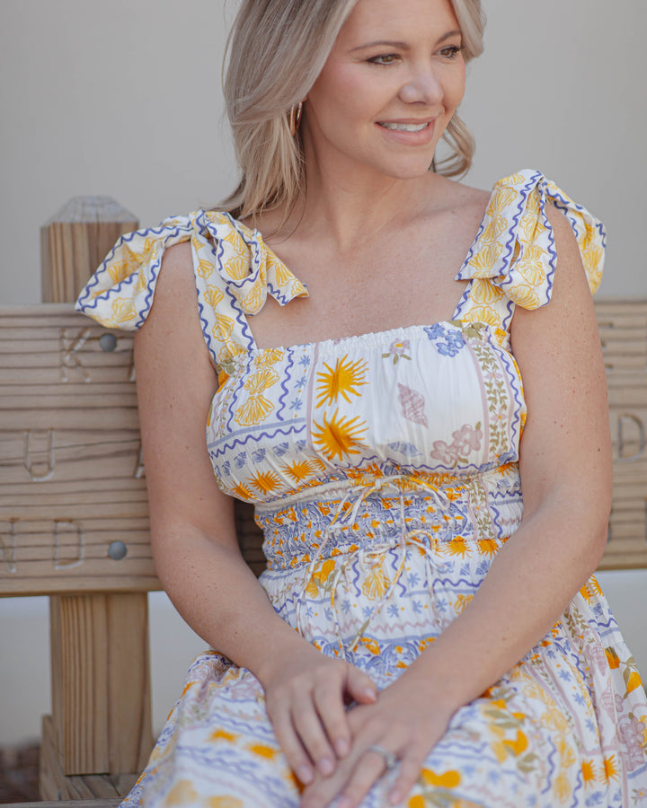 Barcelona Dress-Lemon
