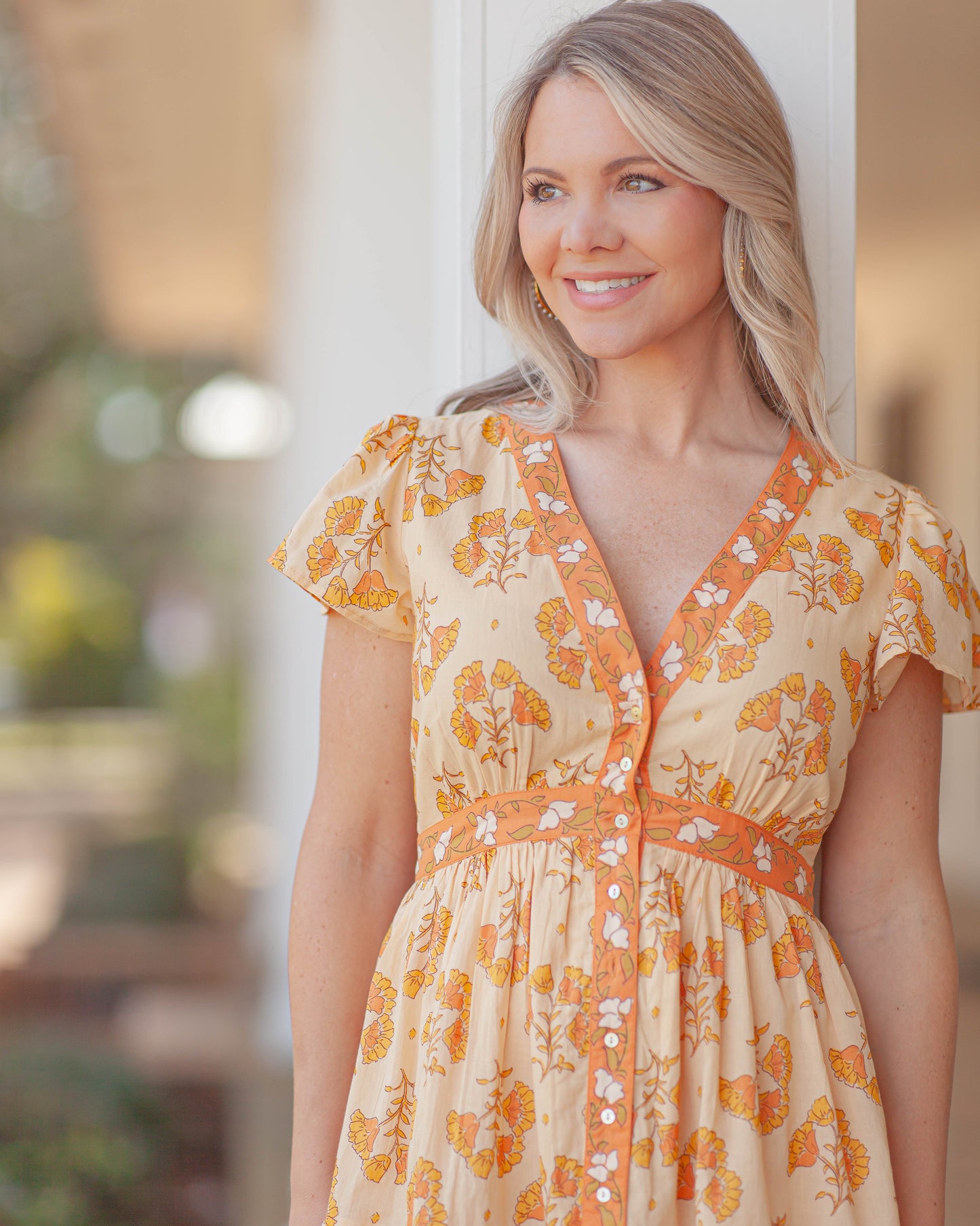 Monaco Dress-Orange