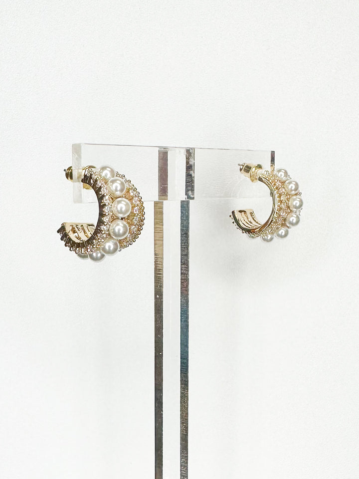 Bracha Coastal Baby Half Hoops