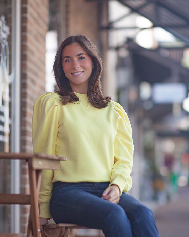 Laurent Sweatshirt-Lemon