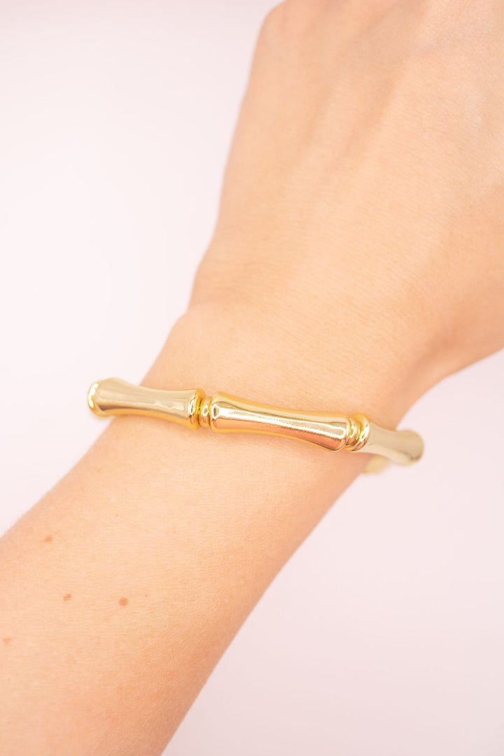 Zola Bamboo Bracelet-Gold