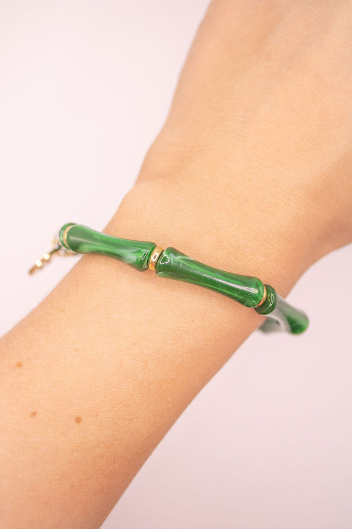 Zola Bamboo Bracelet-Green