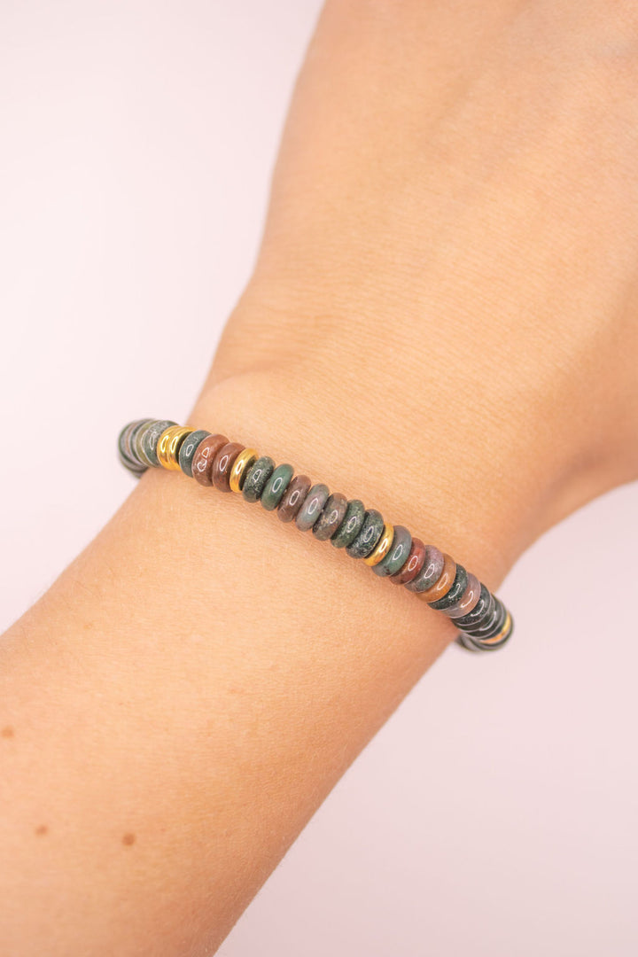 Millie Bracelet-Green Multi