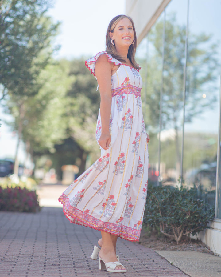 Haven Maxi Dress-Scarlett Blossom