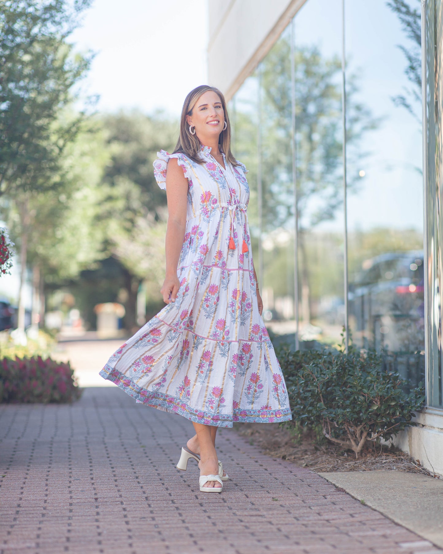 Shiloh Maxi Dress-Orchid Bloom