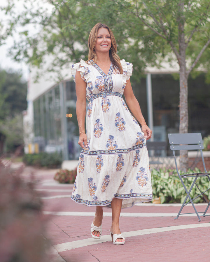 Kira Dress-Peony Harvest