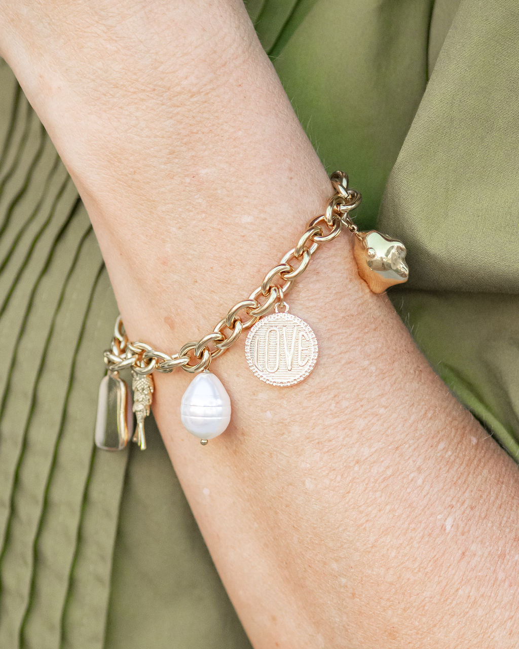 Great Catch Charm Bracelet