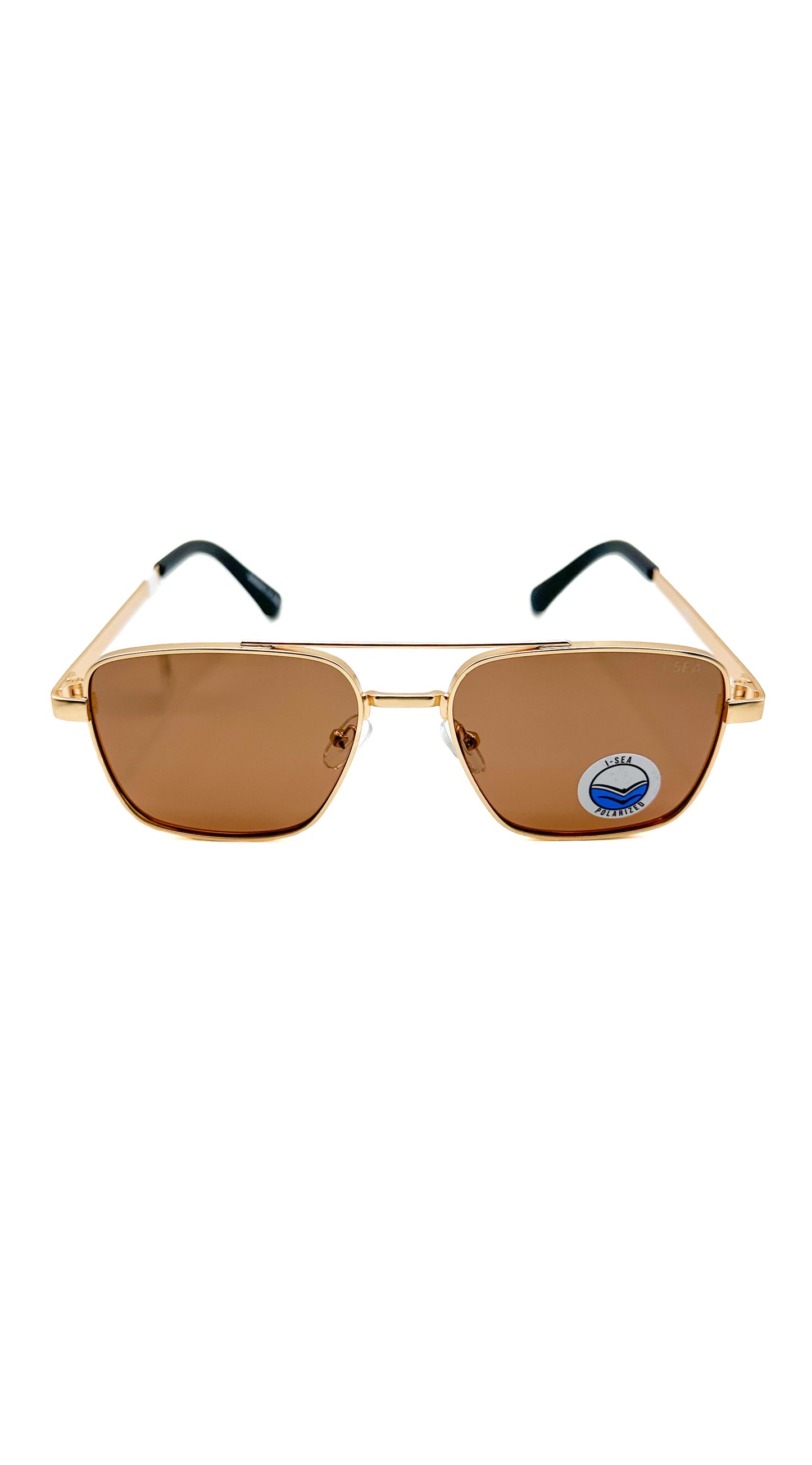 I-Sea Brooks Gold/Brown Sunnies