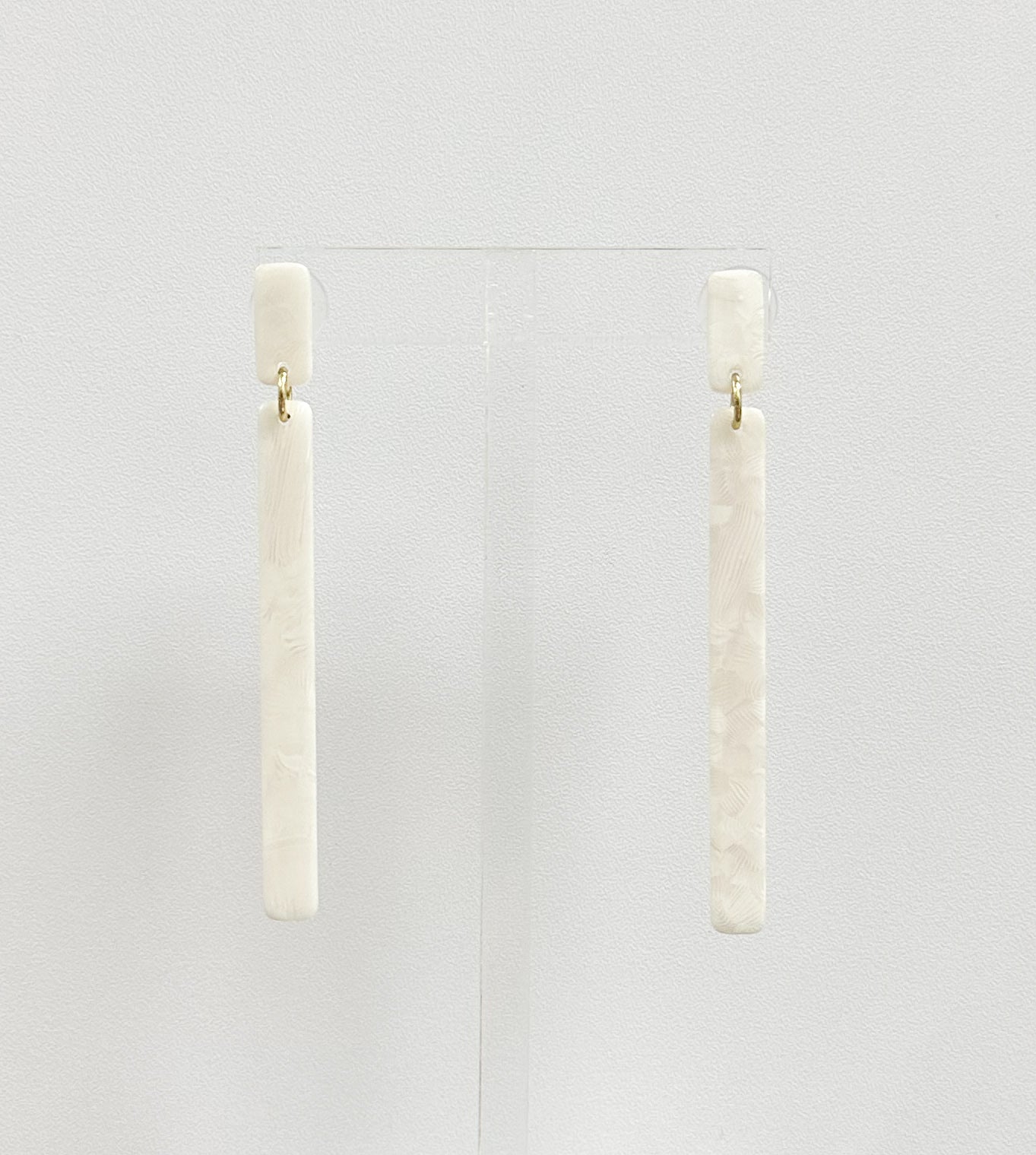 Keli Earrings-White Shell