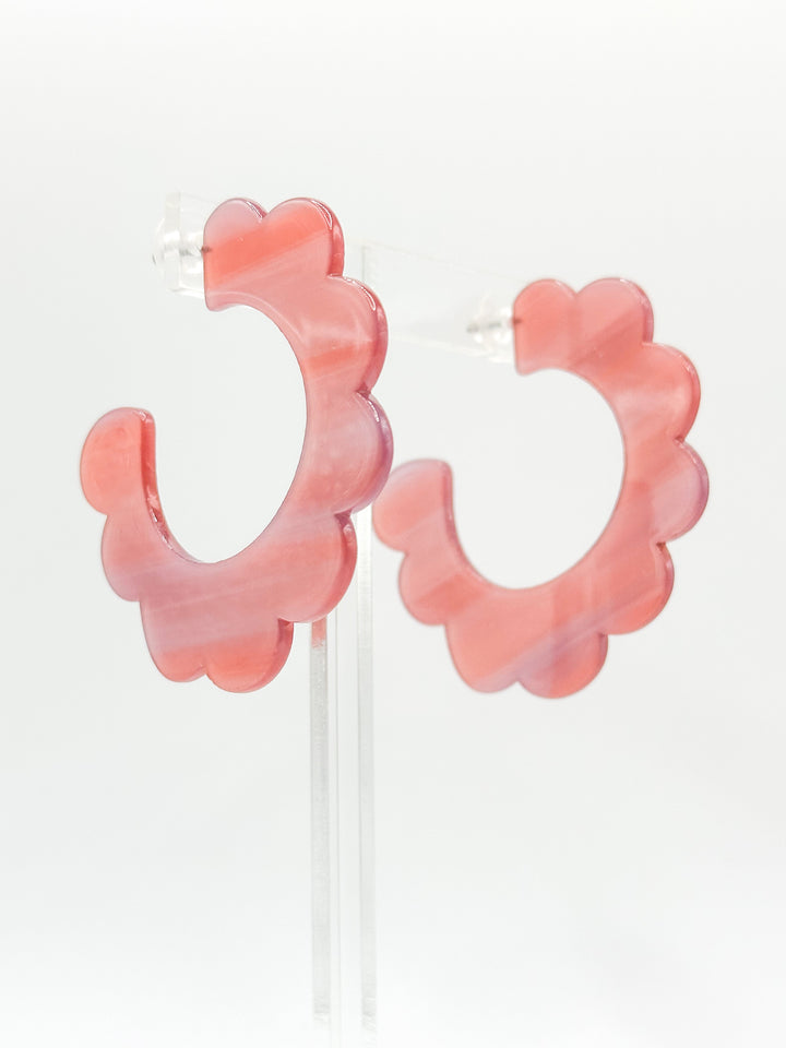 Margo Earrings-Mauve