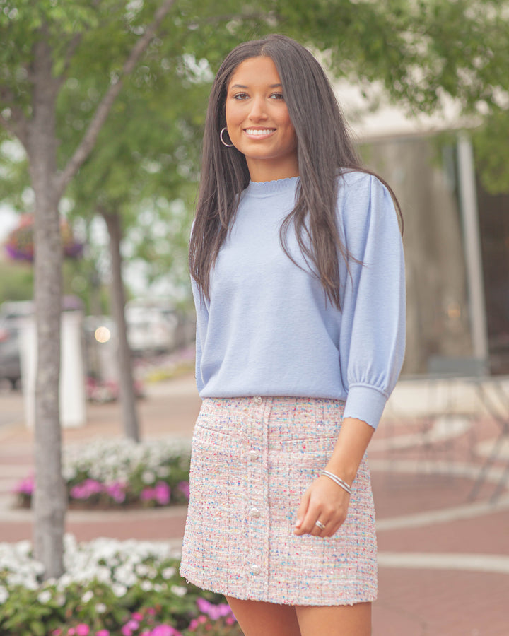 Rainey Mini Skirt-Pink