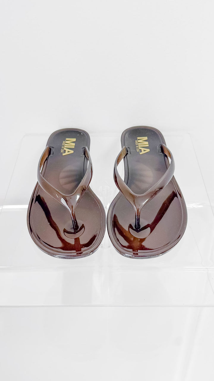 Nyah Jelly Sandal-Brown