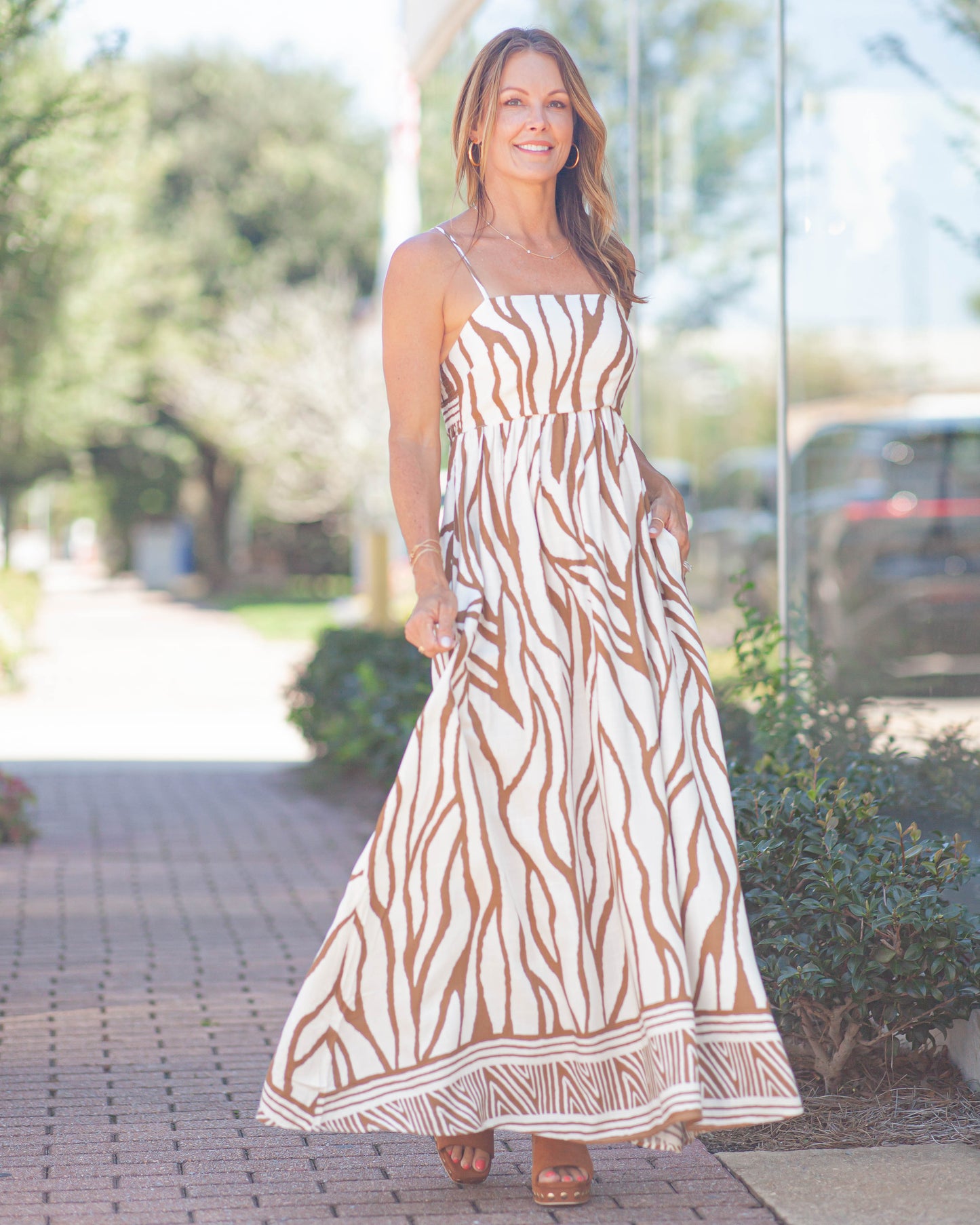 Sienna Maxi Dress-Woodlands