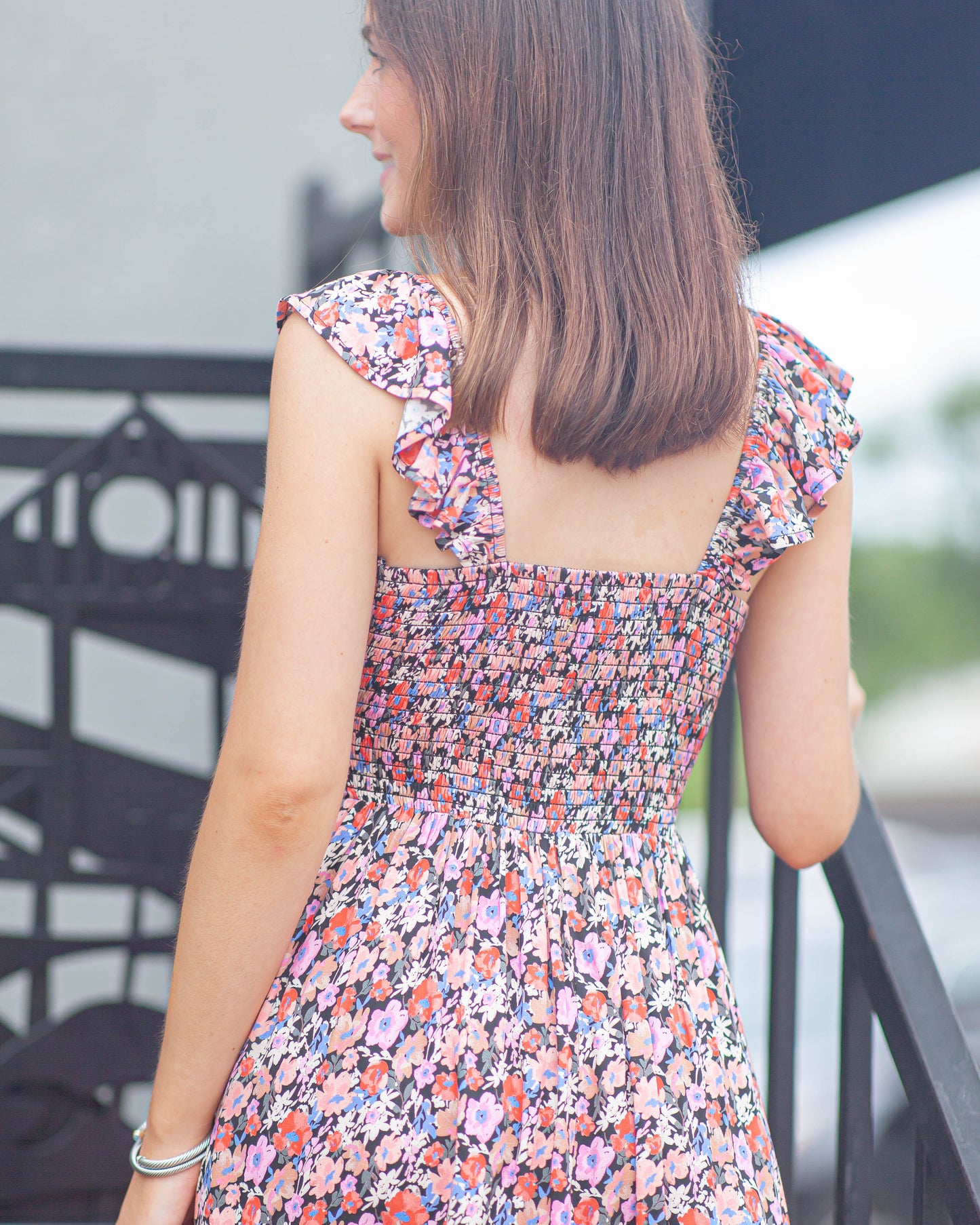 Valoria Mini Dress-Floral