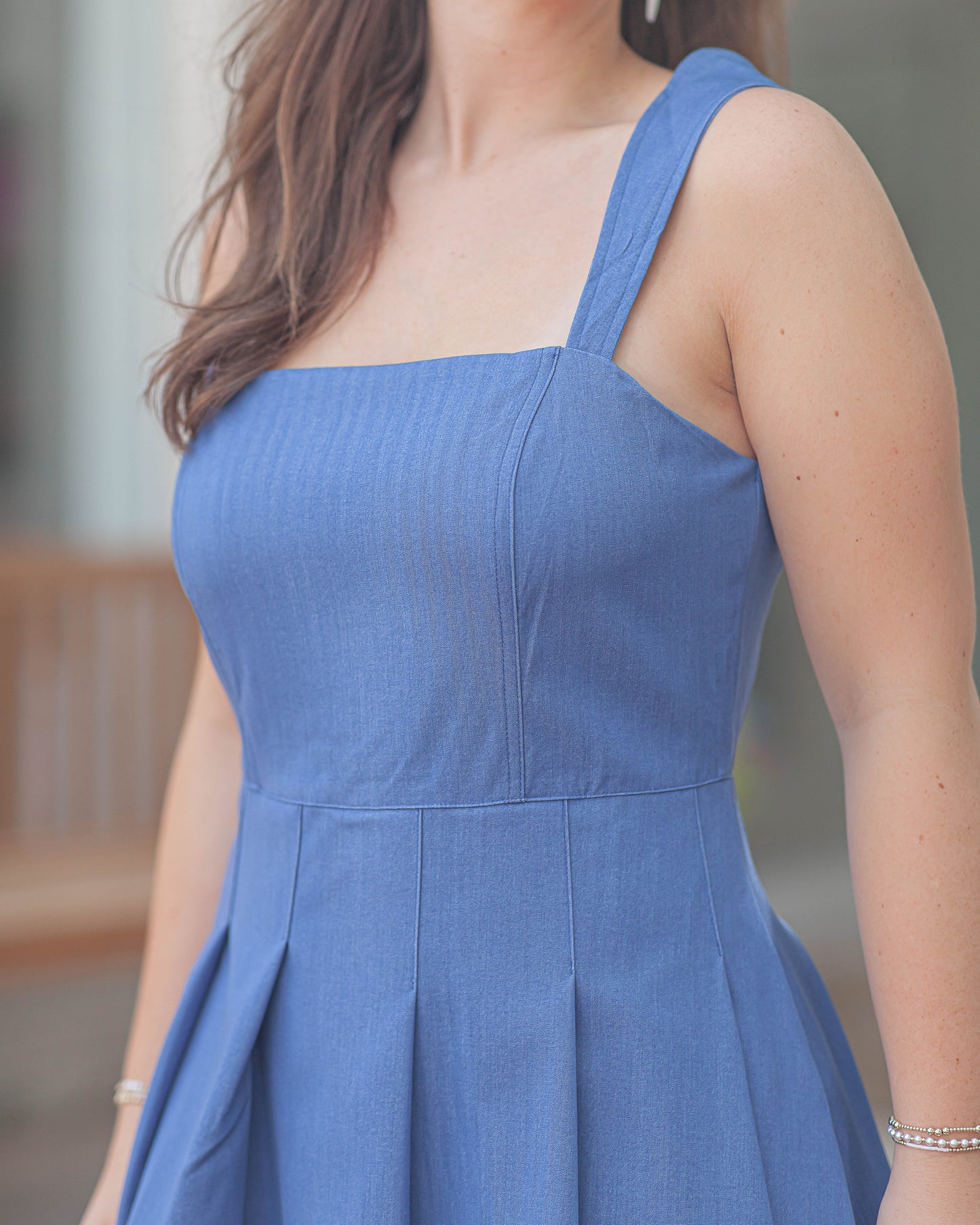 Kylie Romper-Denim