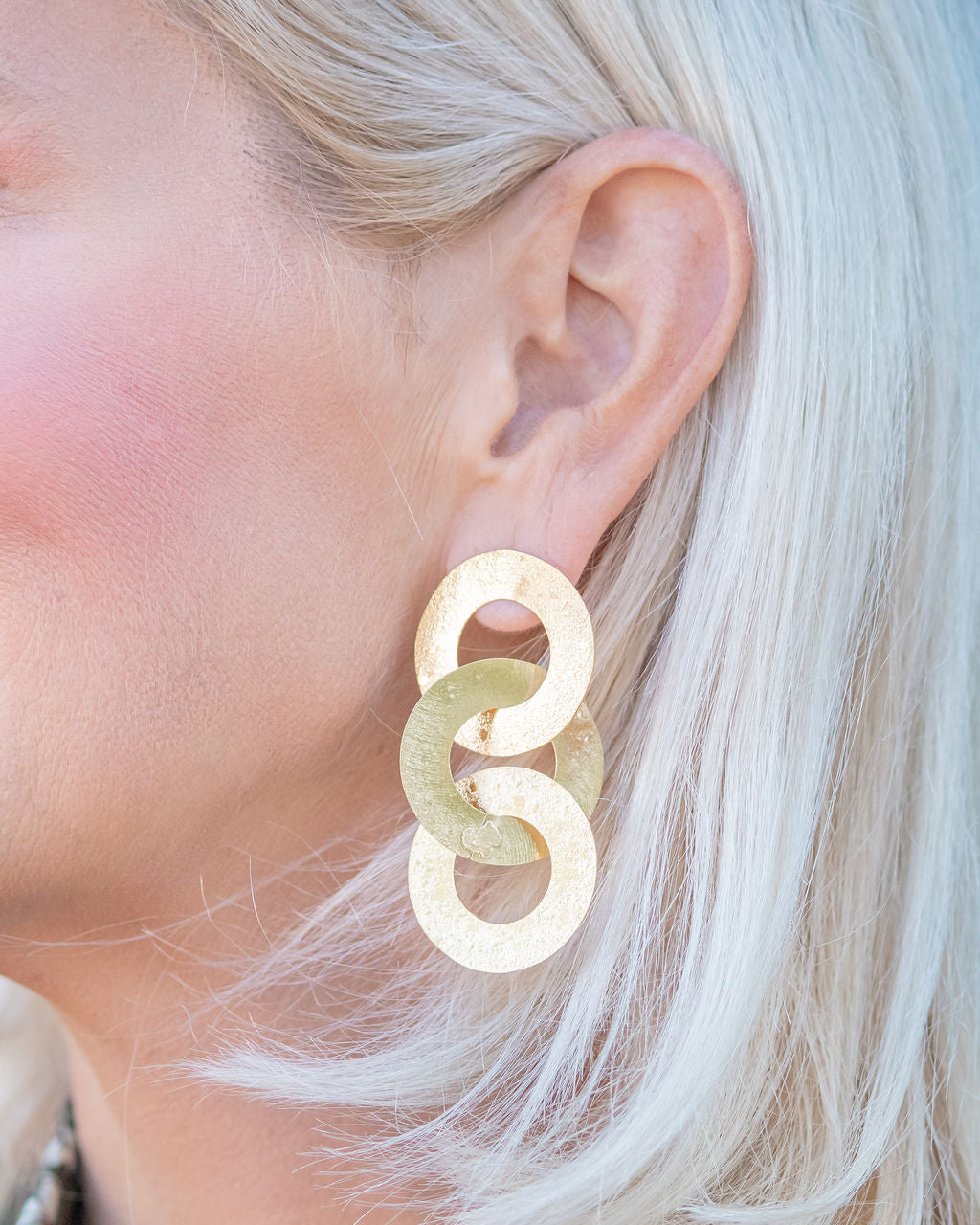 Trio Hoops-Gold