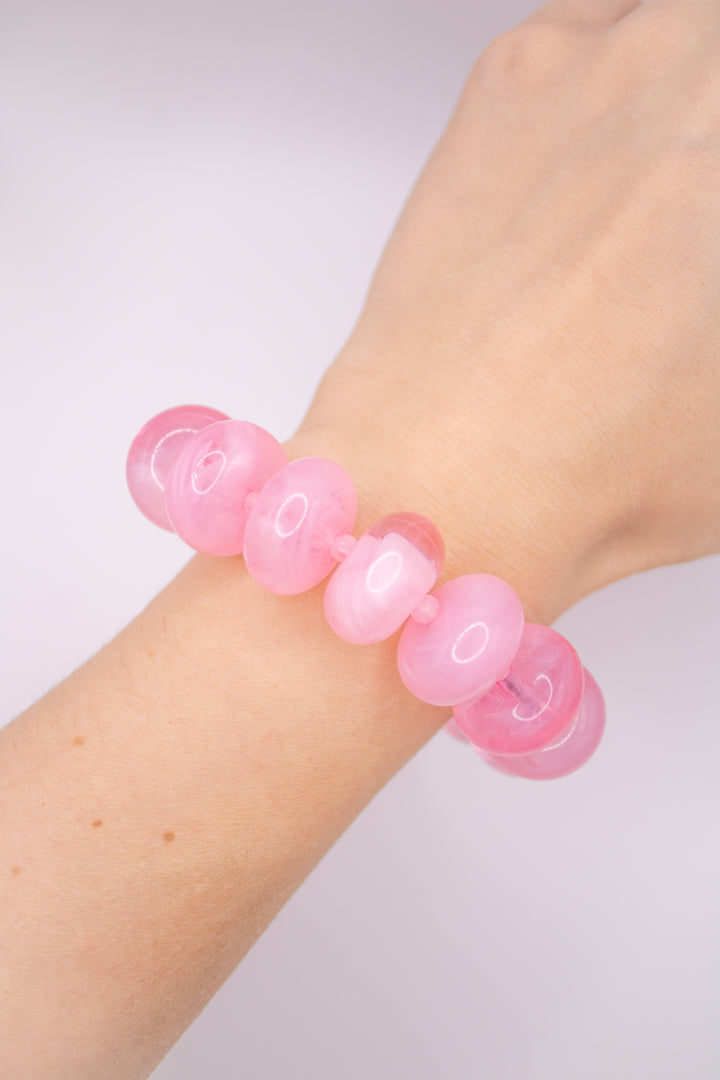 Sugar Bead Bracelet-Pink