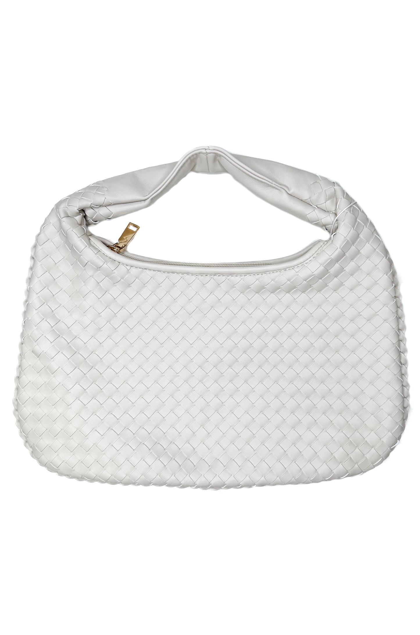 Adela Woven Hobo Bag-Oat