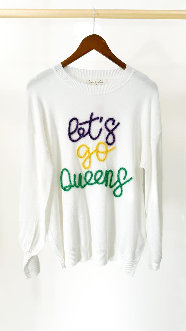 Let's Go Queens Sweater