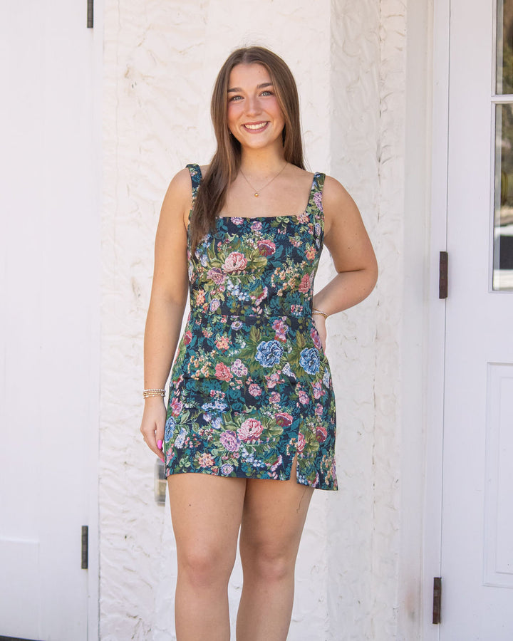 Rhonda Romper-Malachite Multi