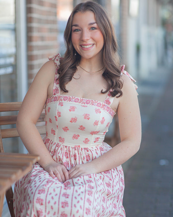 Santa Barbara Dress-Pink Pearl