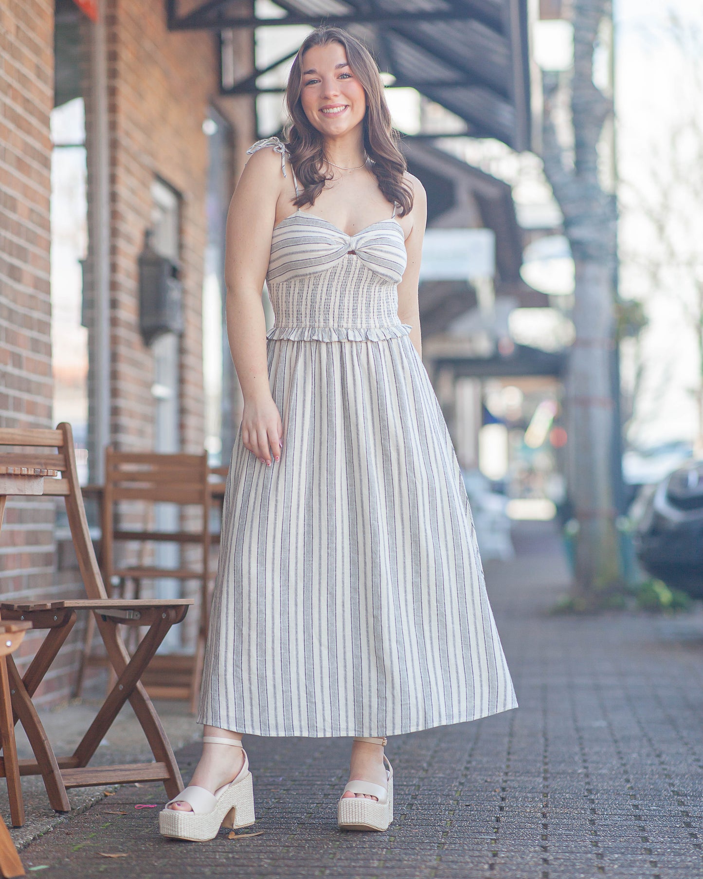 Dale Maxi Dress-Oyster