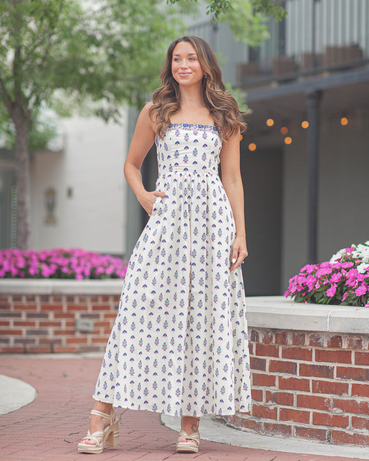Santa Barbara Maxi Dress-Pearl