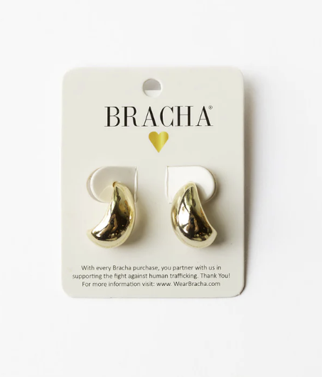 Bracha Hendrix Baby Dome Hoops
