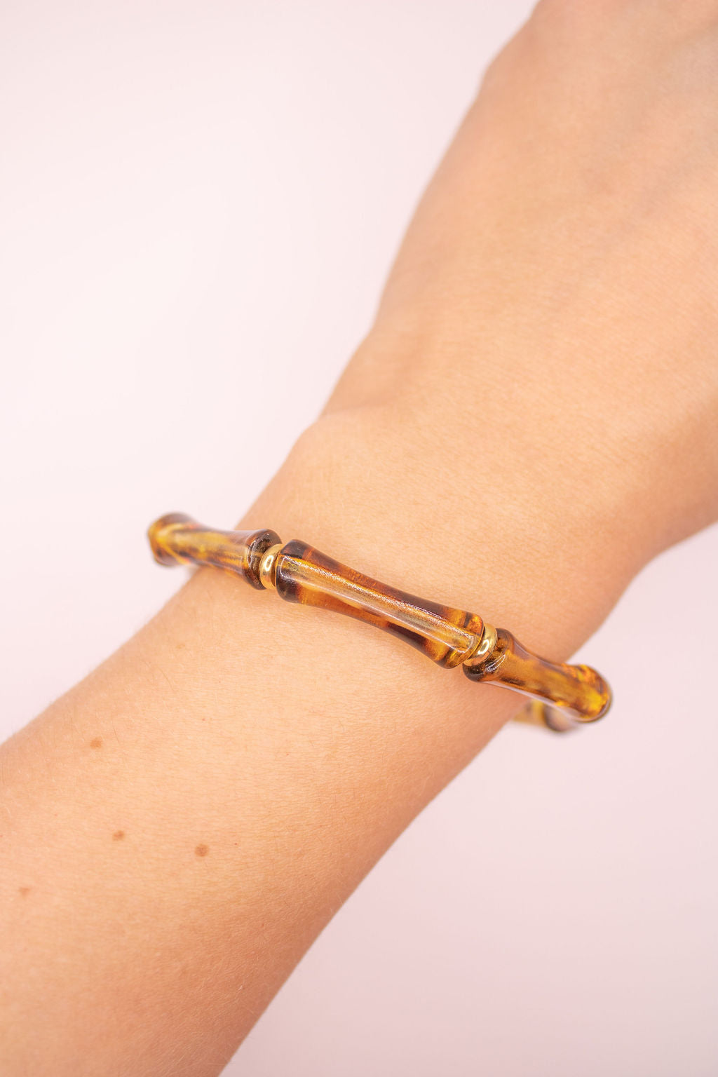 Zola Bamboo Bracelet-Tortoise