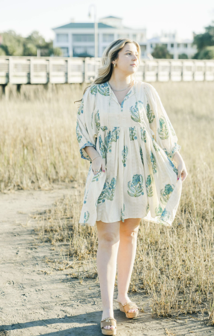 Clover Mini Dress-Vine