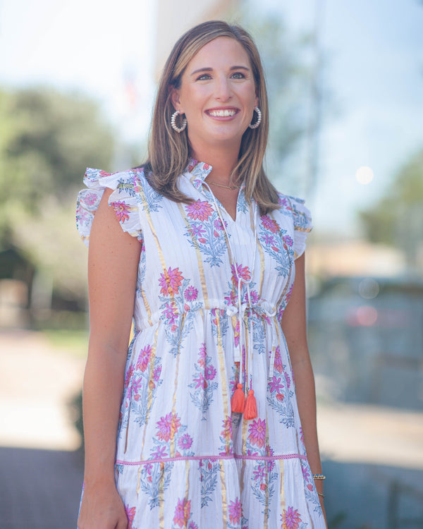Shiloh Maxi Dress-Orchid Bloom