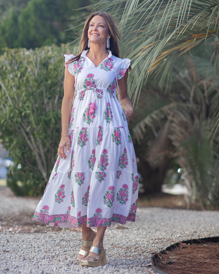 Kira Midi Dress-Wild Blossom