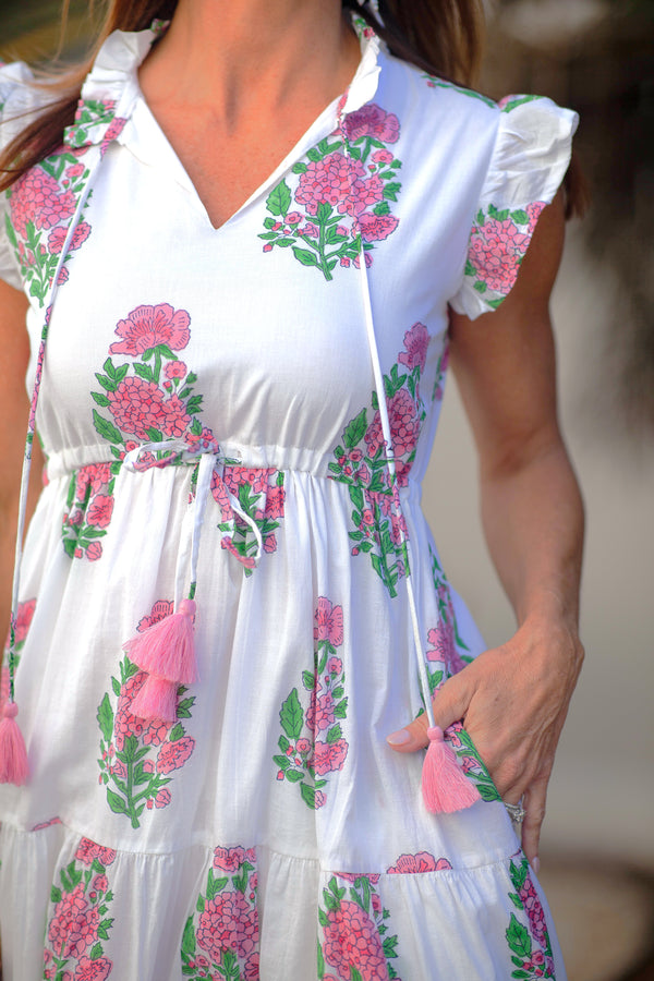 Kira Midi Dress-Wild Blossom