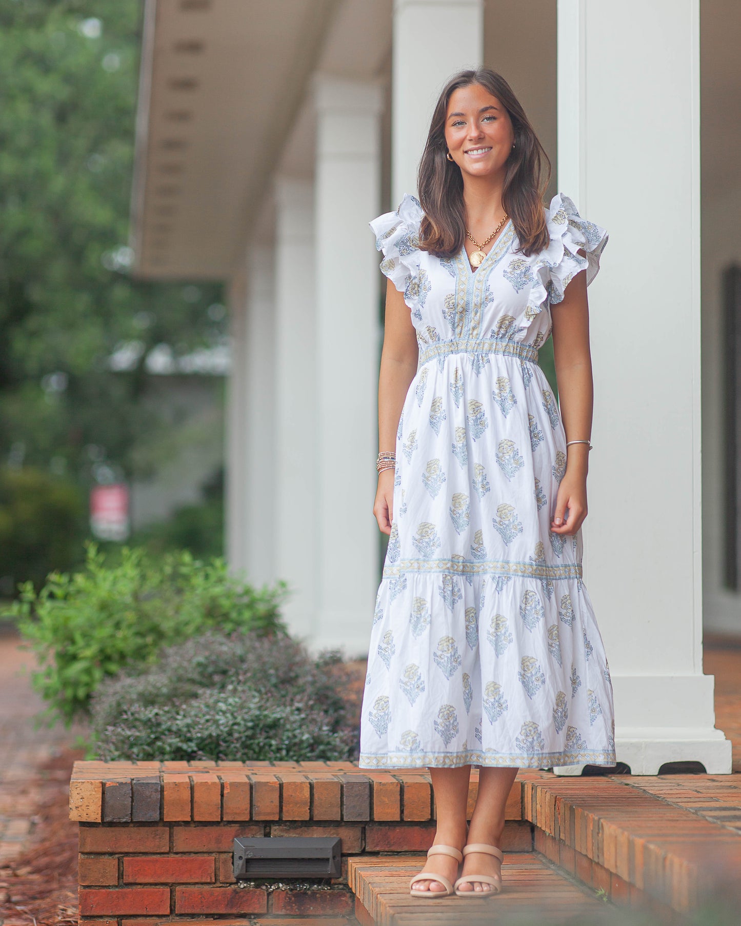 Kira Midi Dress-Lemongrass