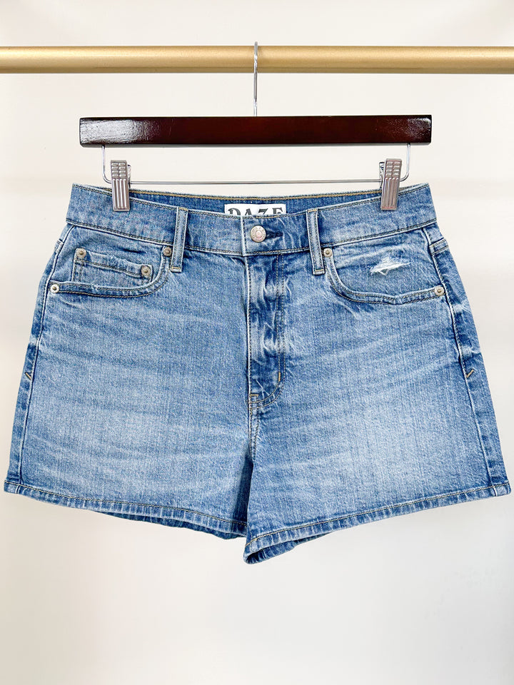 Troublemaker High Rise Shorts-Marina