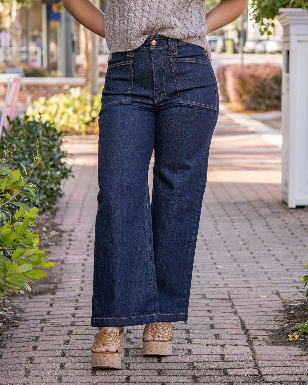 Valley Girl High Rise Jeans-Rinse
