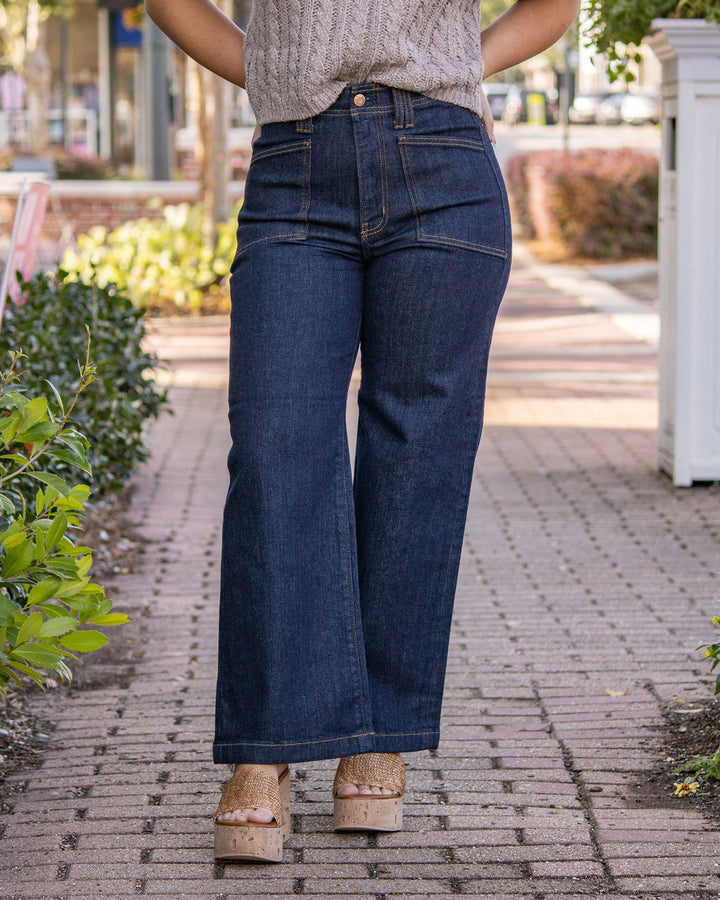 Valley Girl High Rise Jeans-Rinse