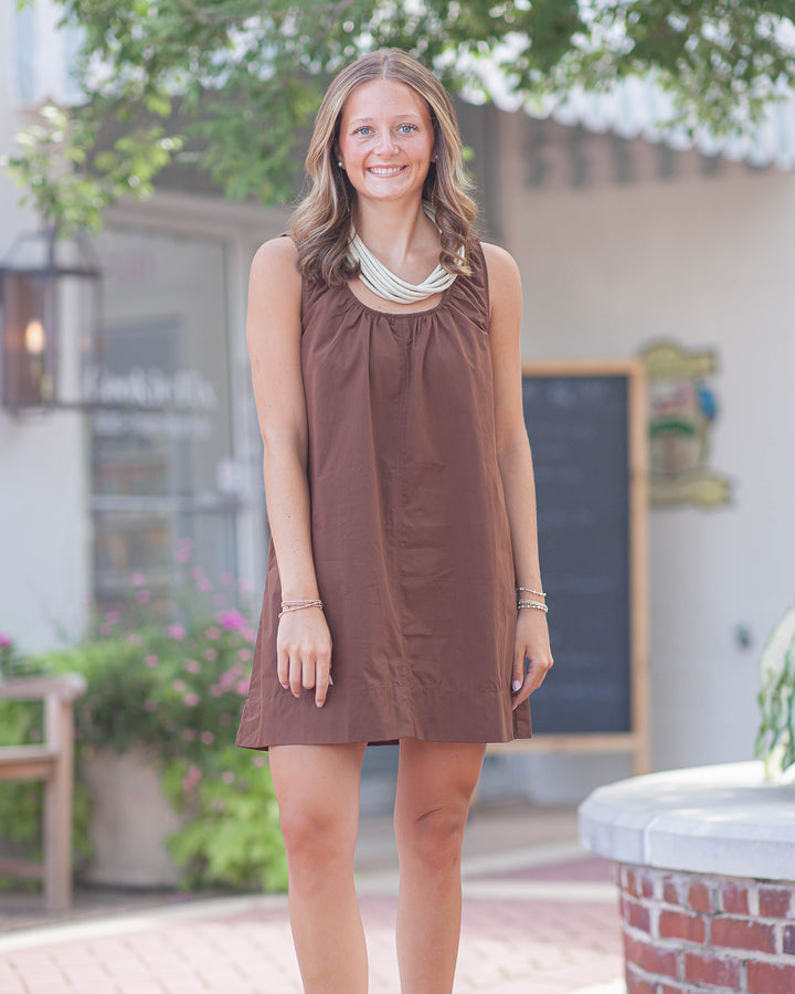 Murphy Swing Dress-Espresso
