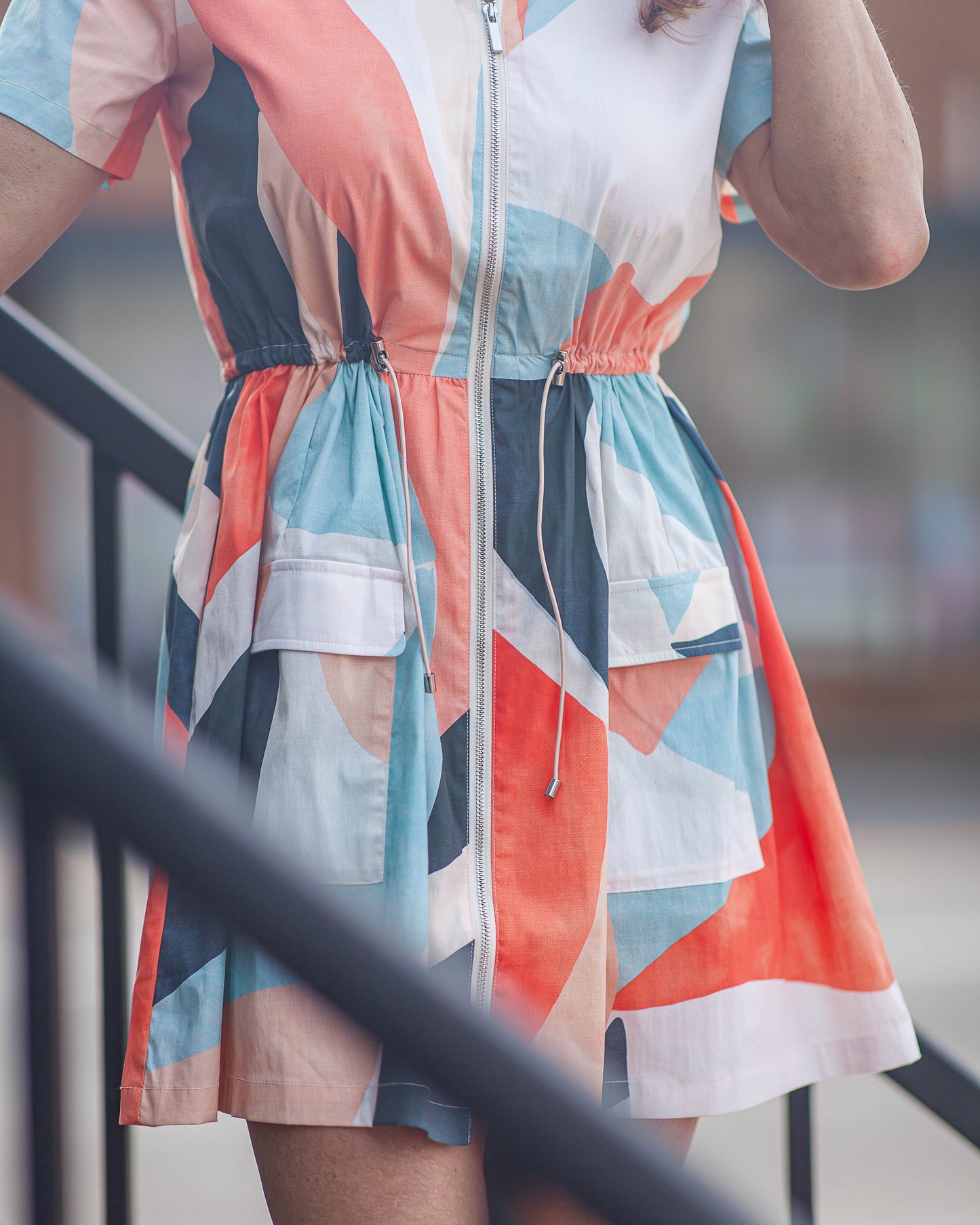 Sammy Collared Mini Dress-Prism