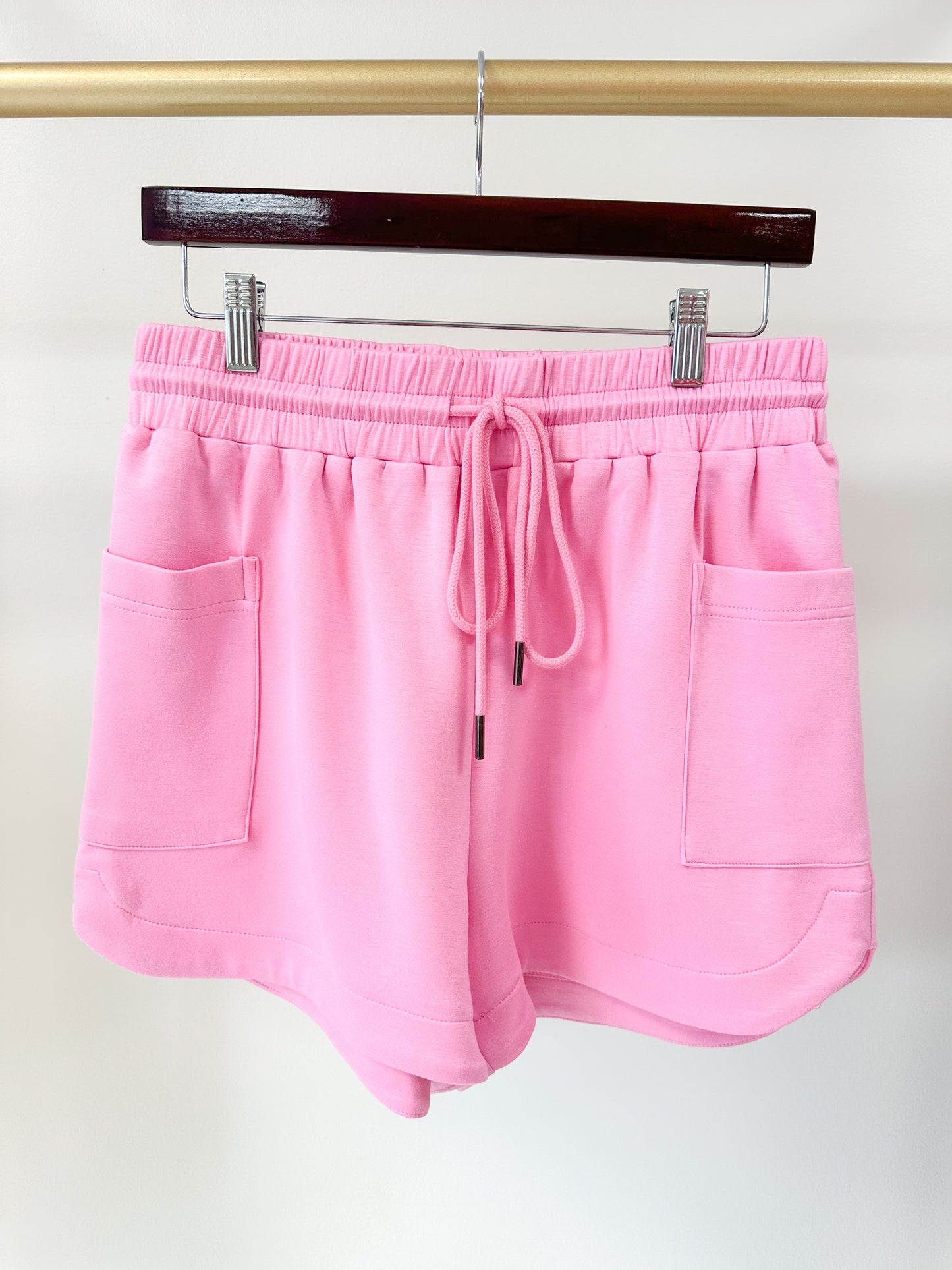 Morgan Cargo Shorts-Pink