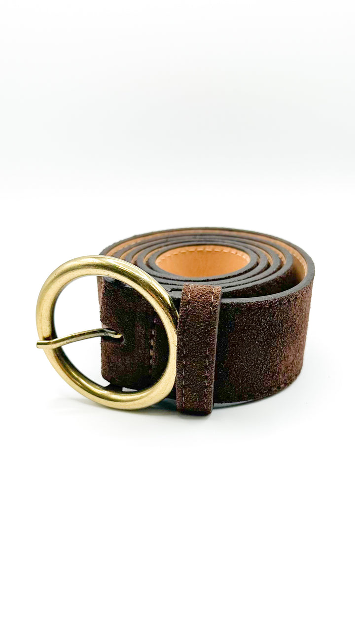 Leather Belt-Marron Glace