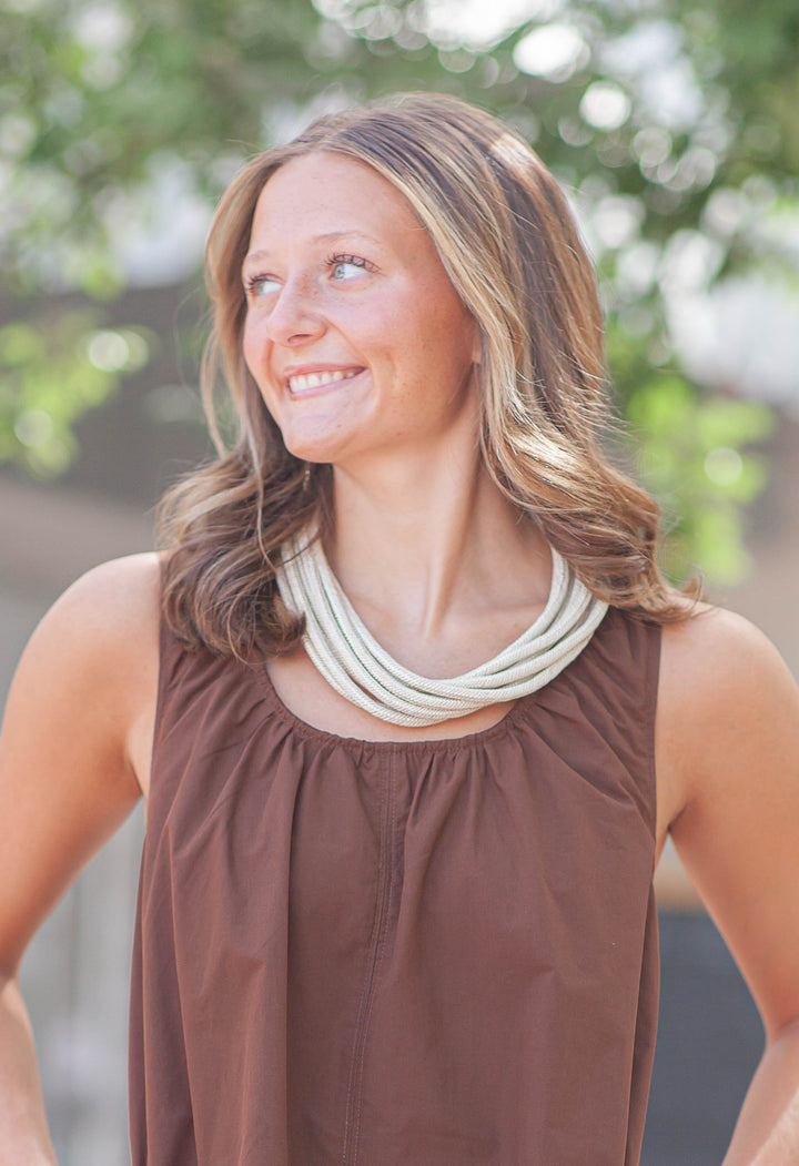Lillian Rope Necklace-Champagne