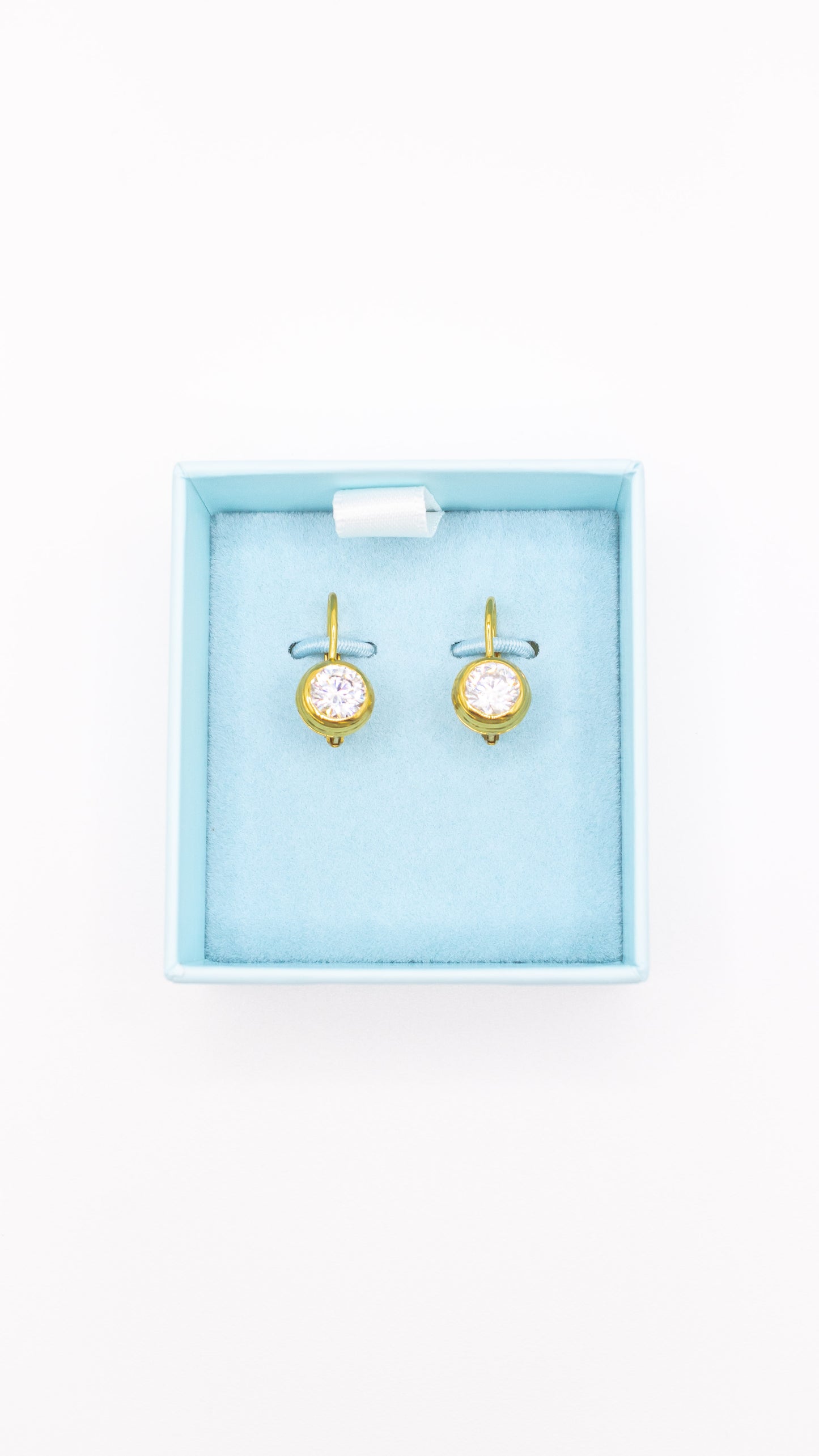 HART Bezel Drop Earrings