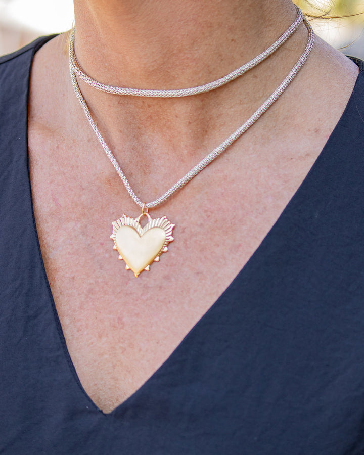 HART Gold Cord Necklace w/ Heart Charm
