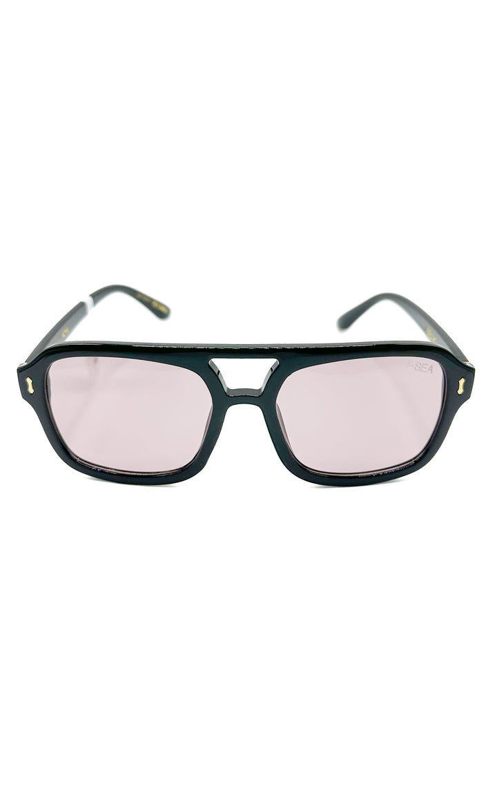 I-Sea Royal Black/Peach Sunnies
