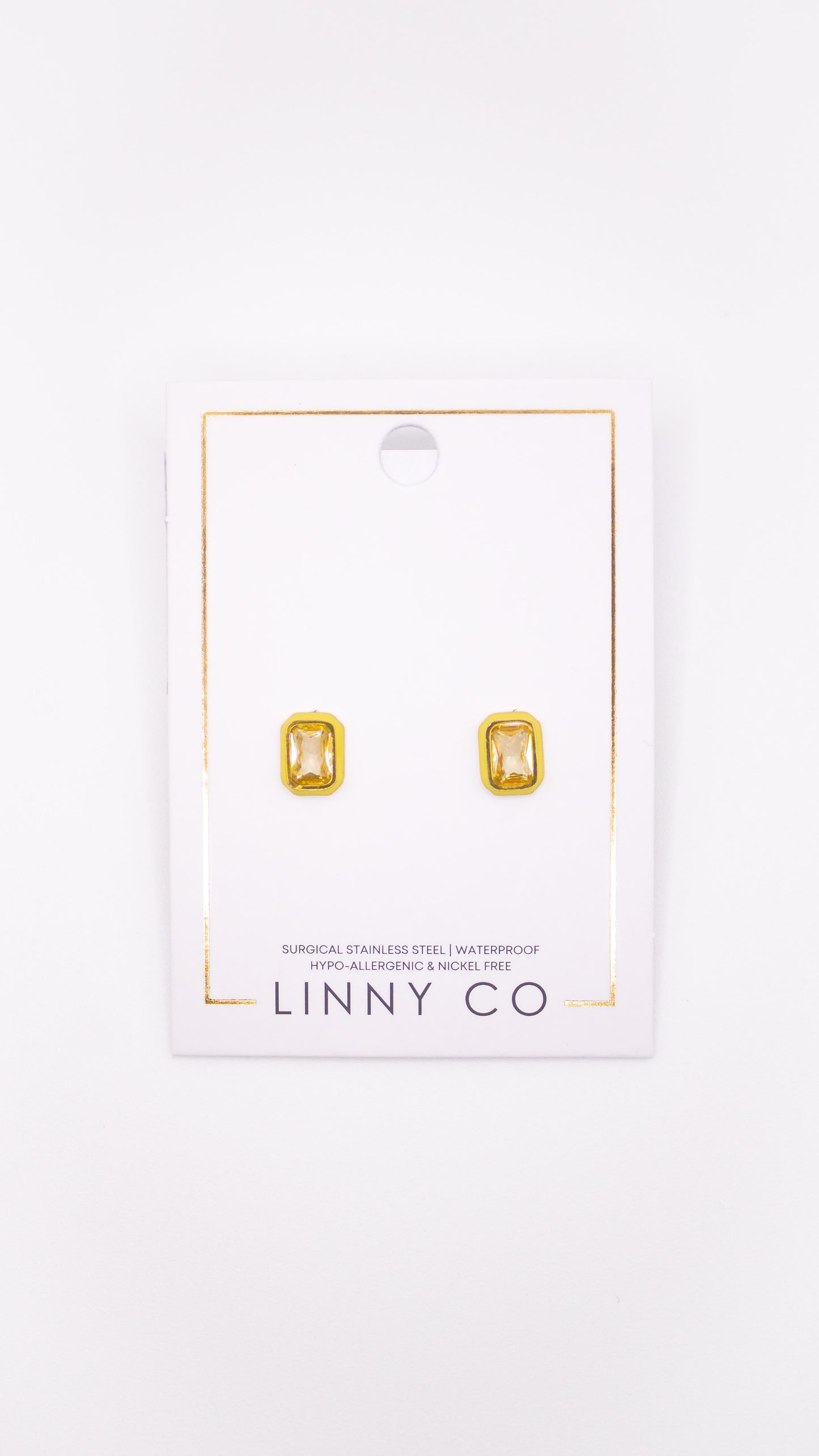 Whitney Stud Earrings-Butter Yellow