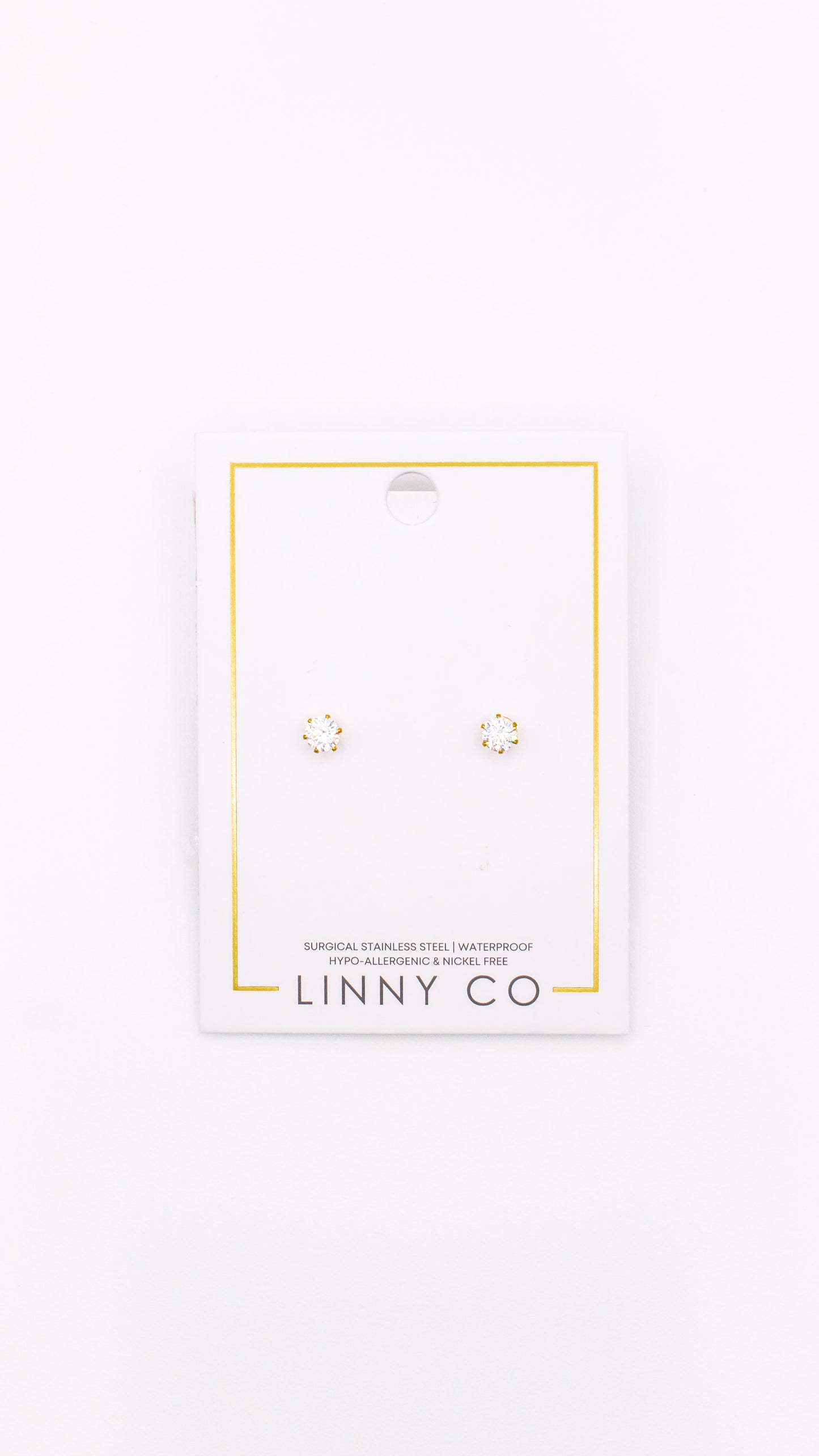 Helen Stud Earrings-Gold